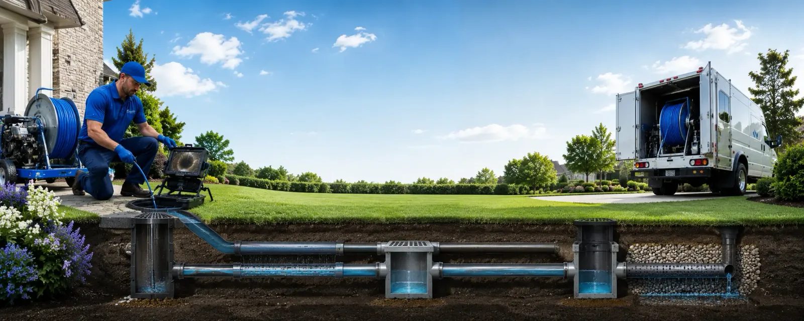 Outdoor drain cleaning information for Port William, OH